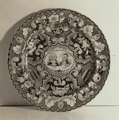 Plate - "Washington and Lafayette"