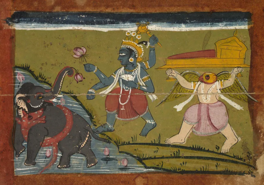 Gajendra Moksha:  The Salvation of the King of the Elephants