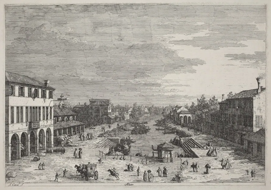 Mestre by Canaletto