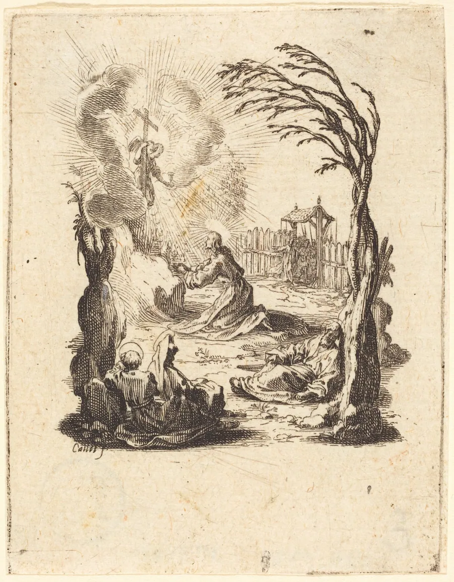 The Agony in the Garden by Jacques Callot
