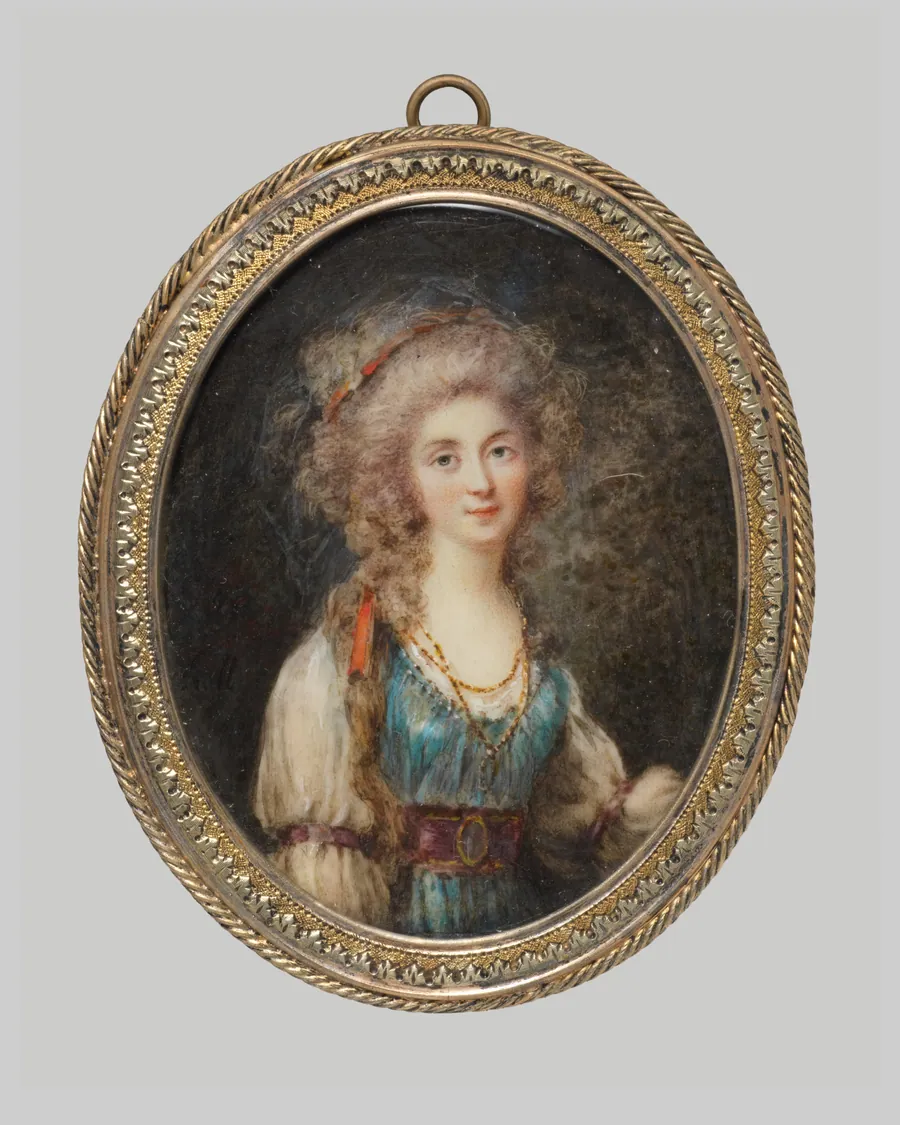 Portrait of a Young Woman by Peter Adolf Hall