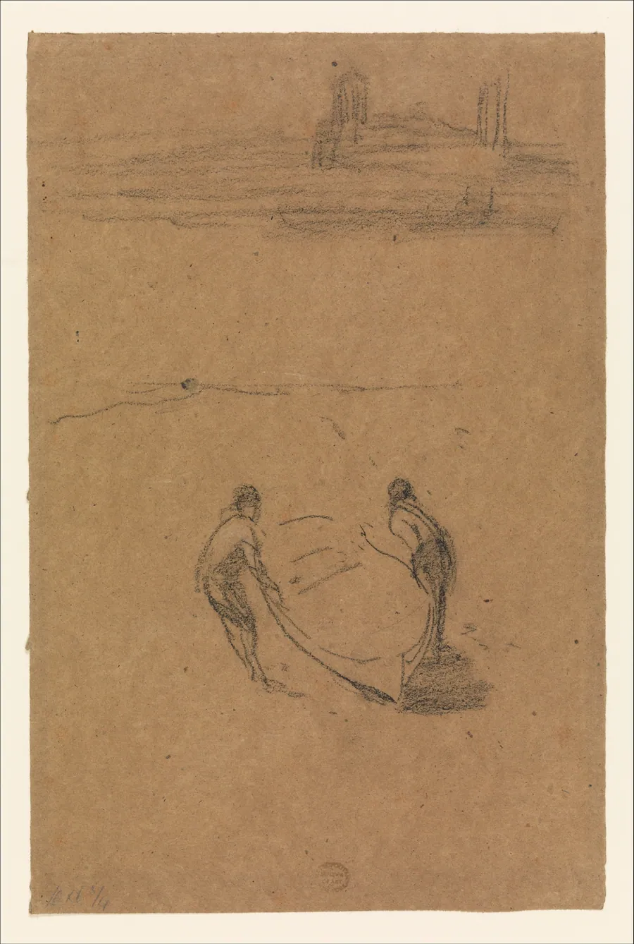 Two Men and a Boat by James McNeill Whistler