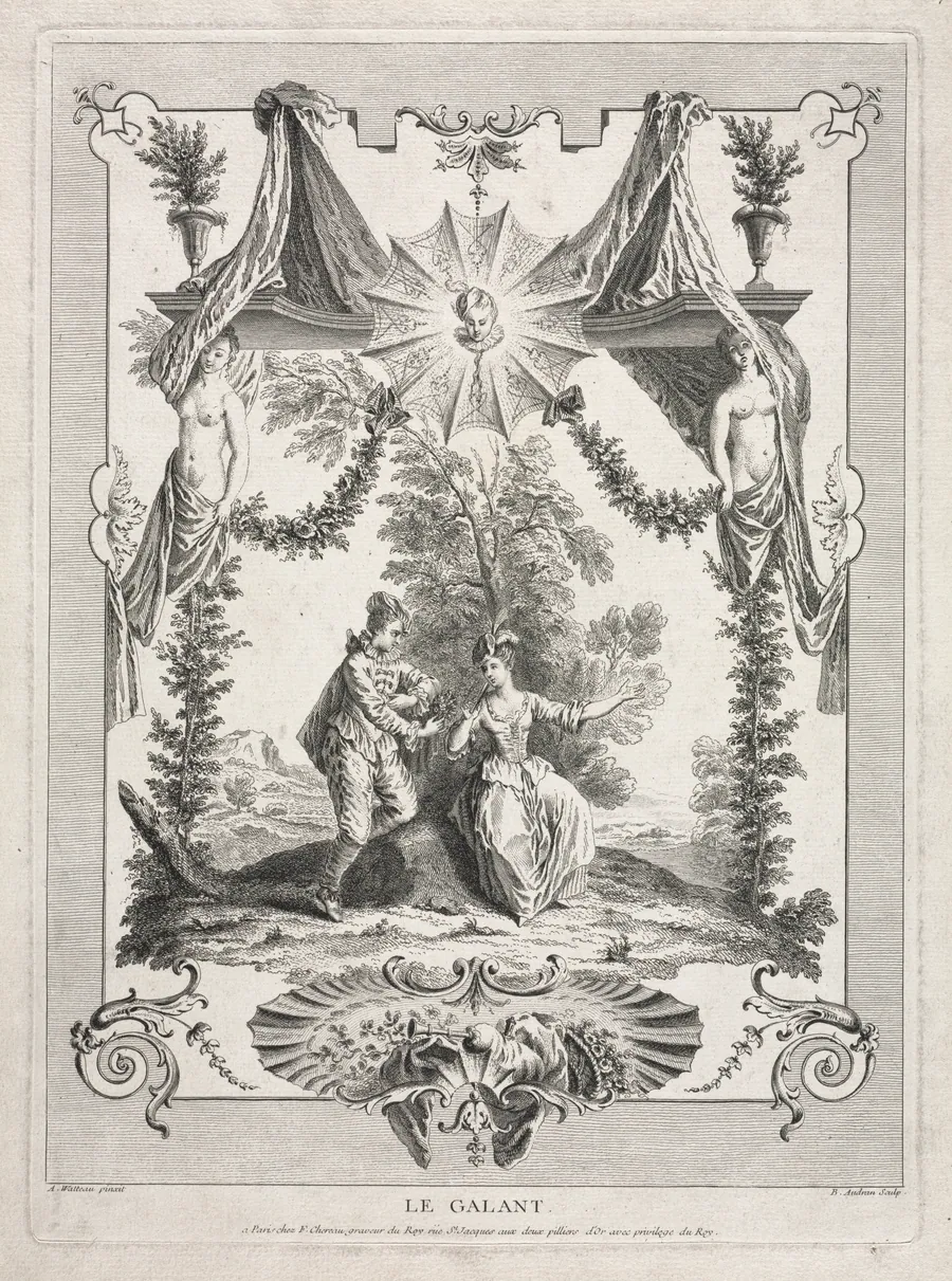 The Gallant by Benoit II Audran