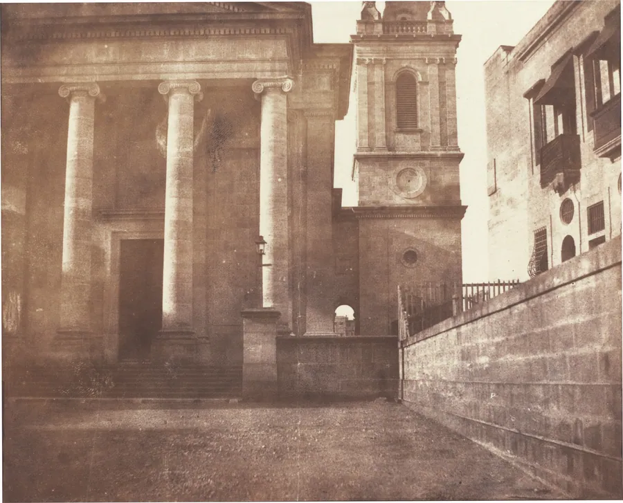 St. Paul's Cathedral, Valetta, Malta, with Bell Tower by Reverend Calvert Richard Jones