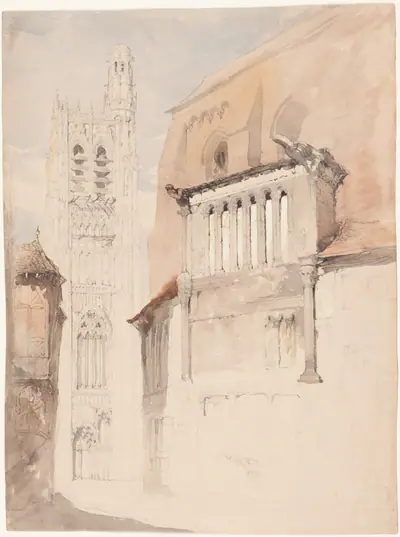 Tower of the Cathedral at Sens