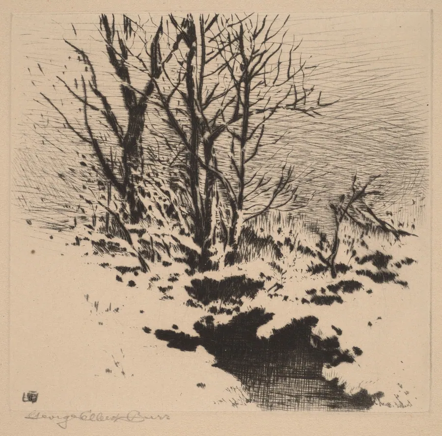 The First Snow (no.2) by George Elbert Burr