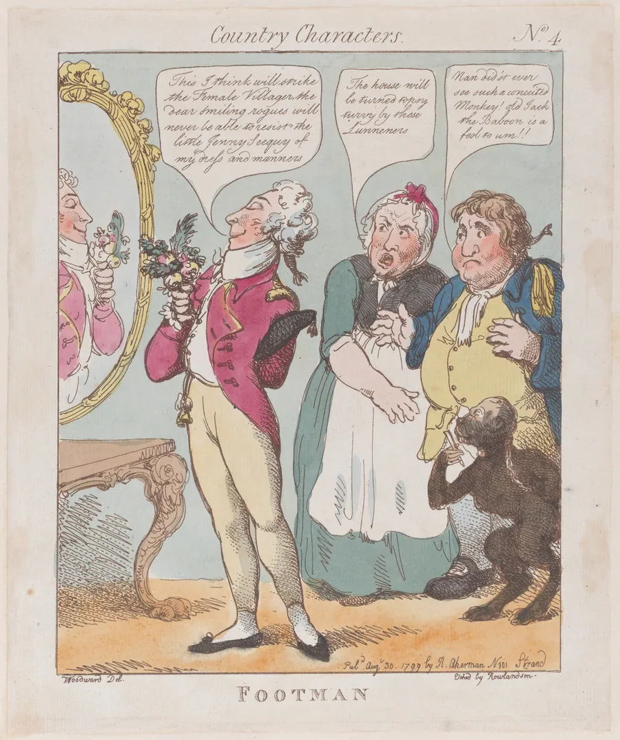 Footman by Rudolph Ackermann, London