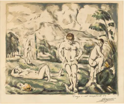 The Bathers (Large Plate)