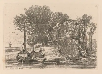 Liber Studiorum: Plate 19, Postwick Grove, Norfolk