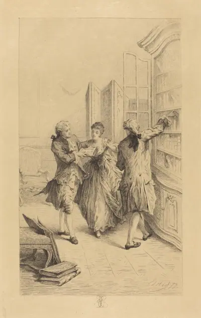 Frontispiece for "La Reliure française"