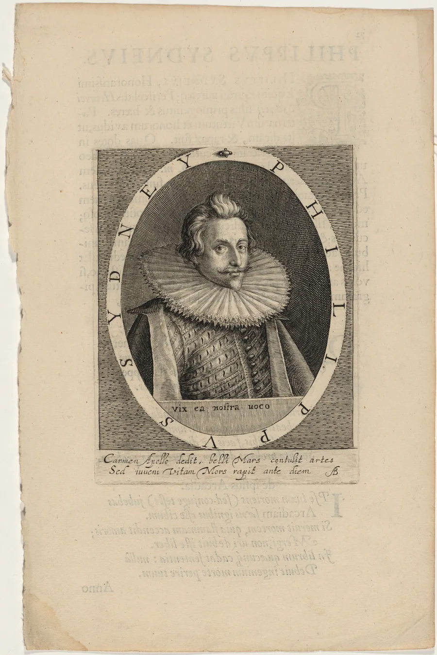Sir Philip Sidney, Soldier and Poet by Willem de Passe