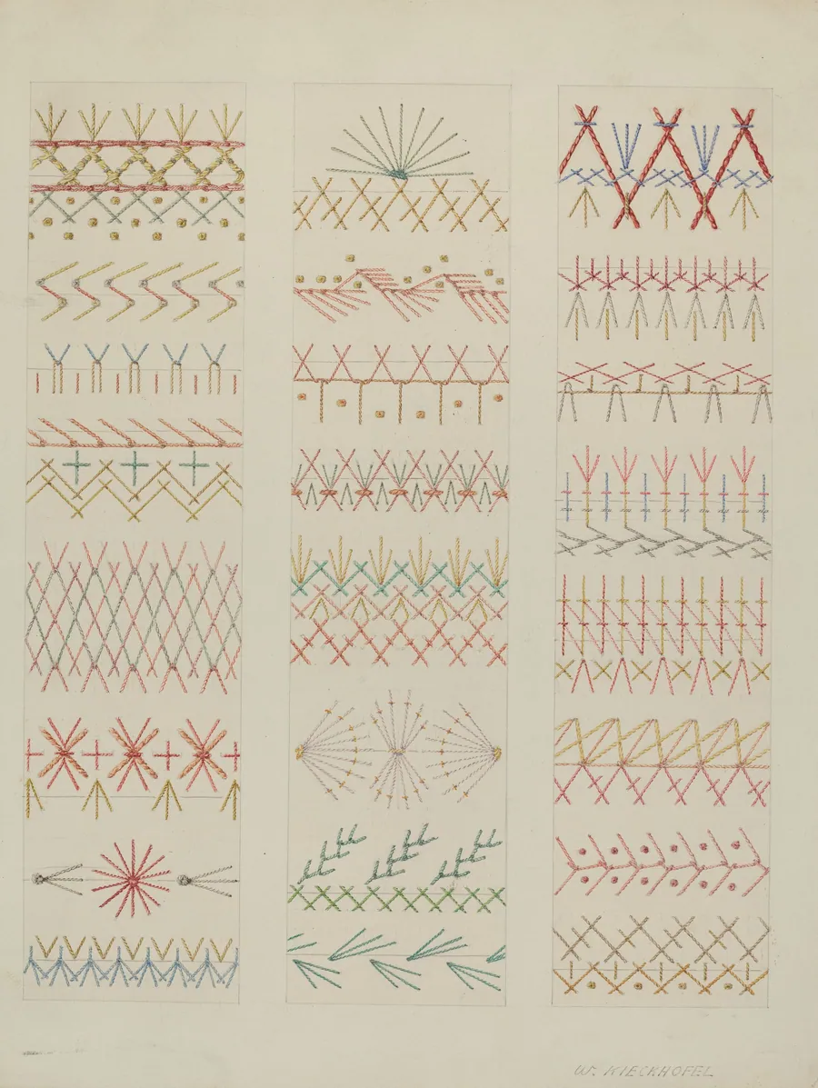 Crazy Quilt (Stitches) by William Kieckhofel
