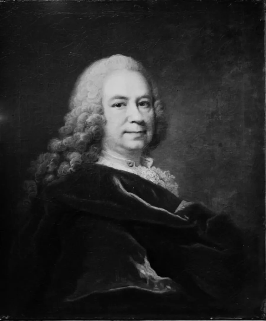 Johann Salomon Wahl, selvportræt by Johann Salomon Wahl