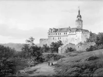 Slottet Falkenstein ved Harzen