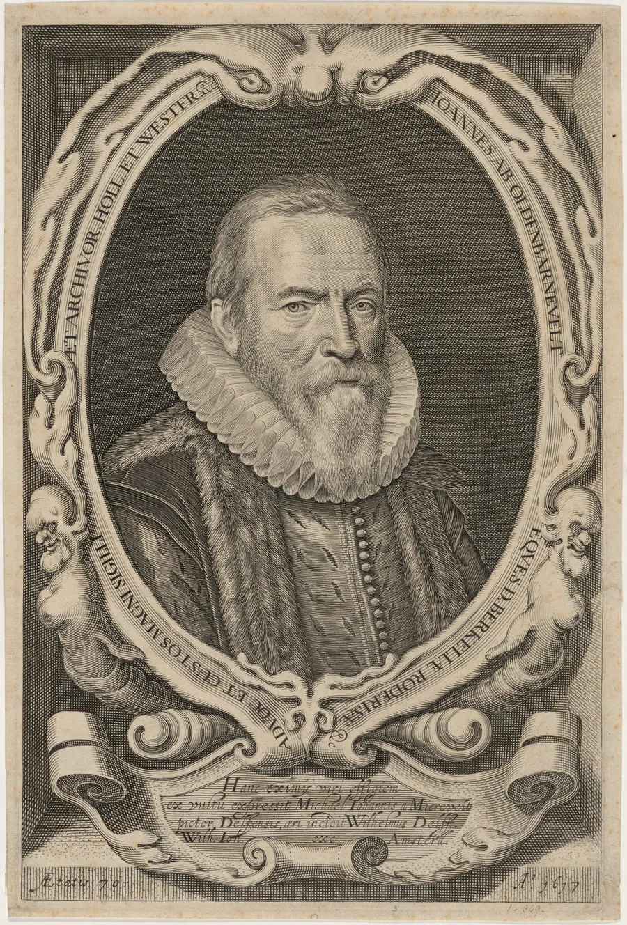 Johan van Oldenbarneveldt by Willem Jacobsz Delff