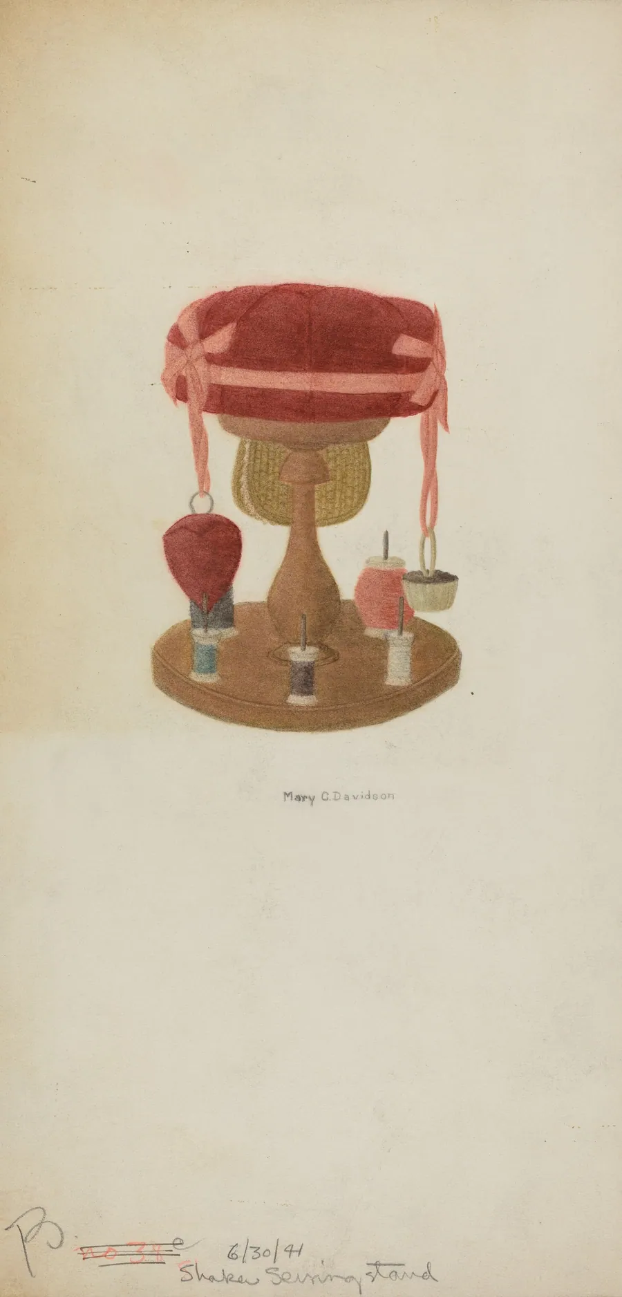 Sewing Stand by Mary C. Davidson