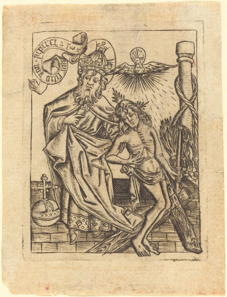 The Trinity by Master of the Berlin Passion