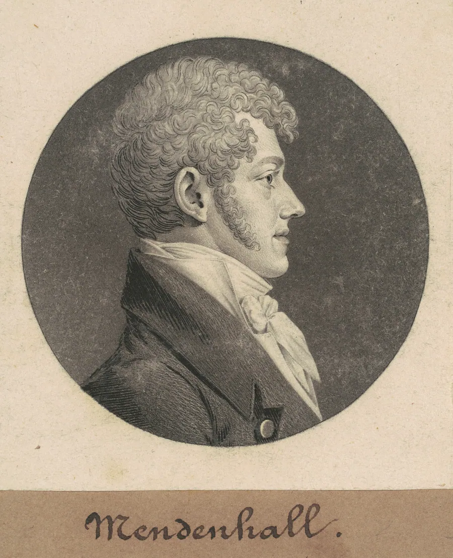 Thomas Mendenhall, Jr. by Charles B. J. Févret de Saint-Mémin