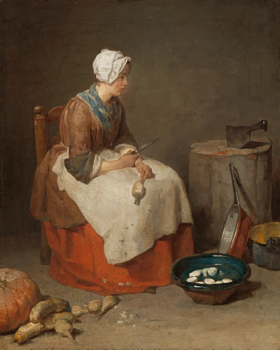 The Kitchen Maid by Jean Siméon Chardin