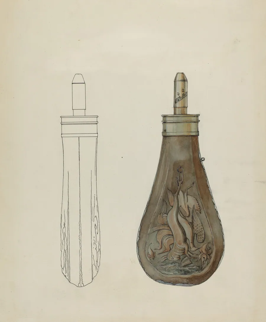 Powder Flask by Kurt Melzer