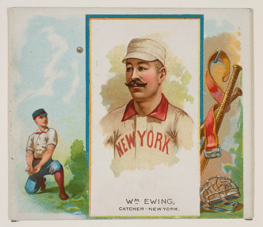 William Ewing, Catcher, New York, from World's Champions, Second Series (N43) for Allen & Ginter Cigarettes by Allen & Ginter