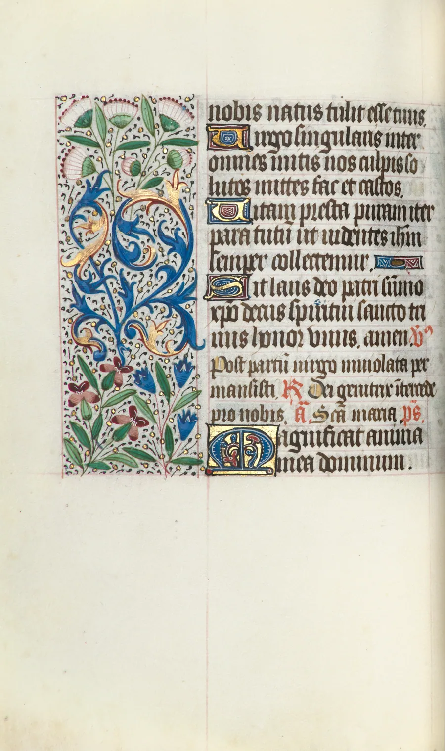 Book of Hours (Use of Rouen): fol. 73v by Master of the Geneva Latini