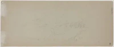 View of a Mountain [verso]