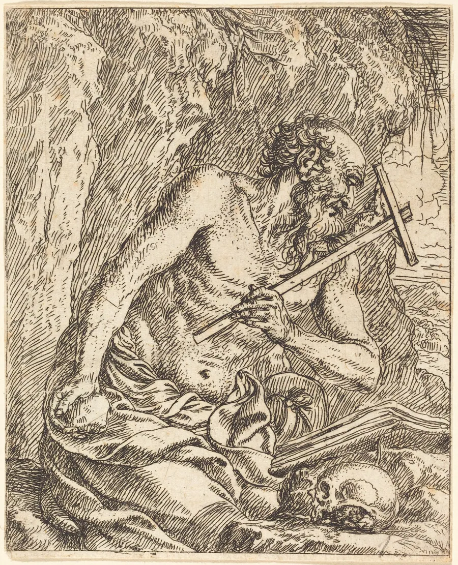 Saint Jerome Penitent by Jonas Umbach