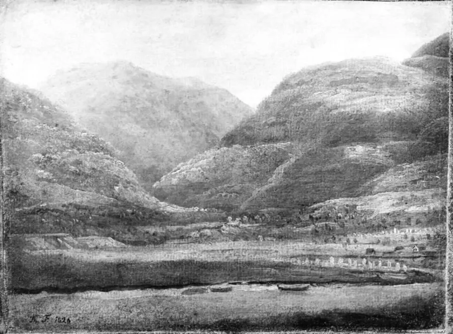 Studie fra Sogn, Norge by Thomas Fearnley