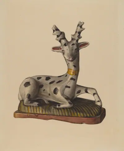 Chalkware Deer
