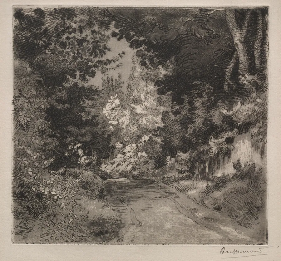 Road to Sèvres by Félix Bracquemond