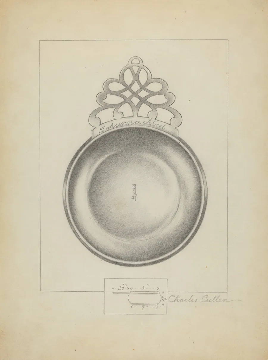 Silver Porringer by Charles Cullen