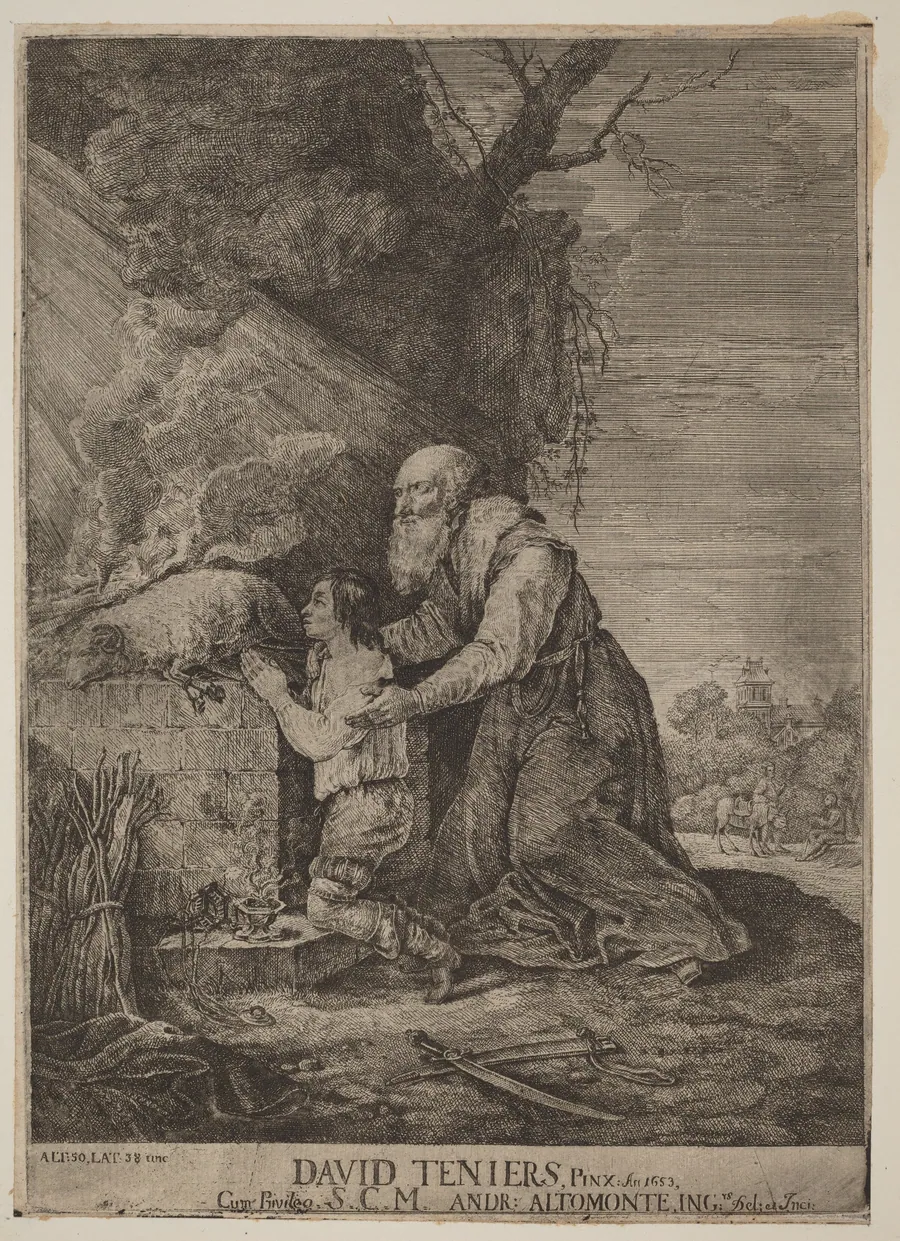 Sacrifice of Isaac by Andreas Altomonte