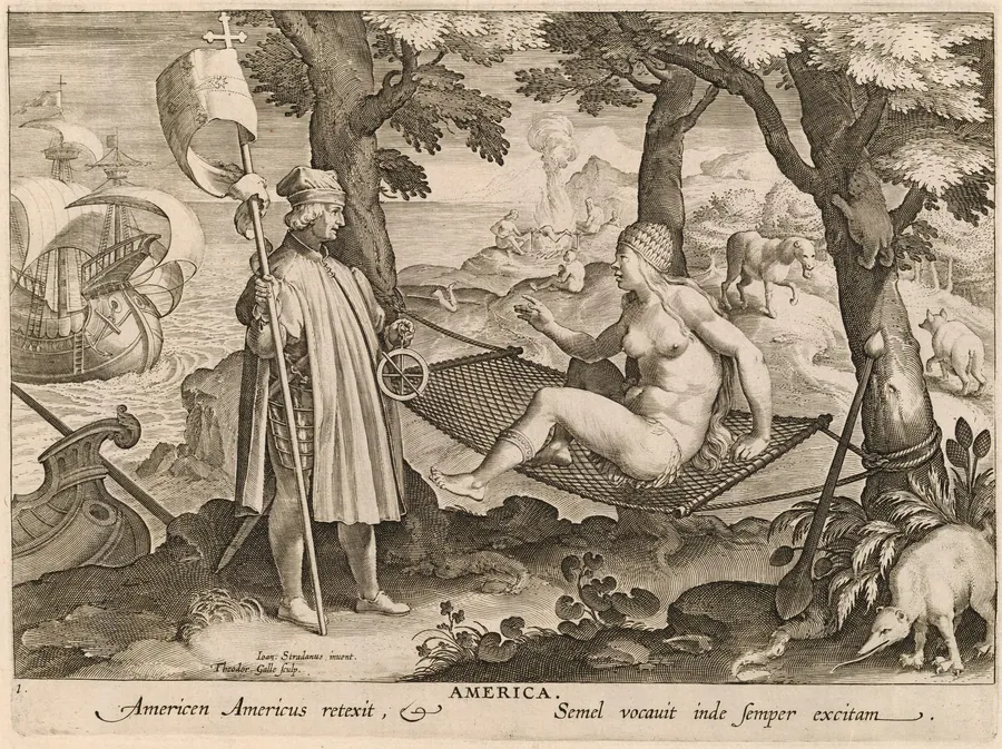 America by Theodor Galle