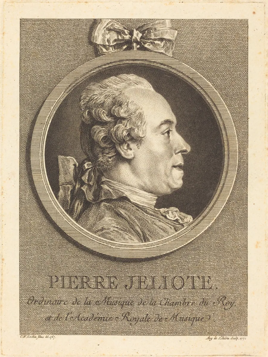 Pierre Jeliote by Augustin de Saint-Aubin