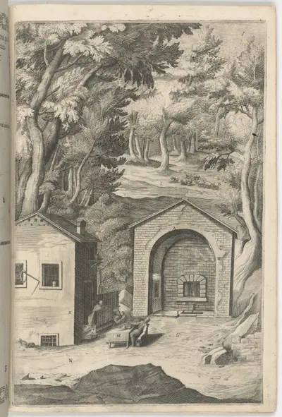 Spring of Saint Francis (Fonte di San Francesco) [plate B]