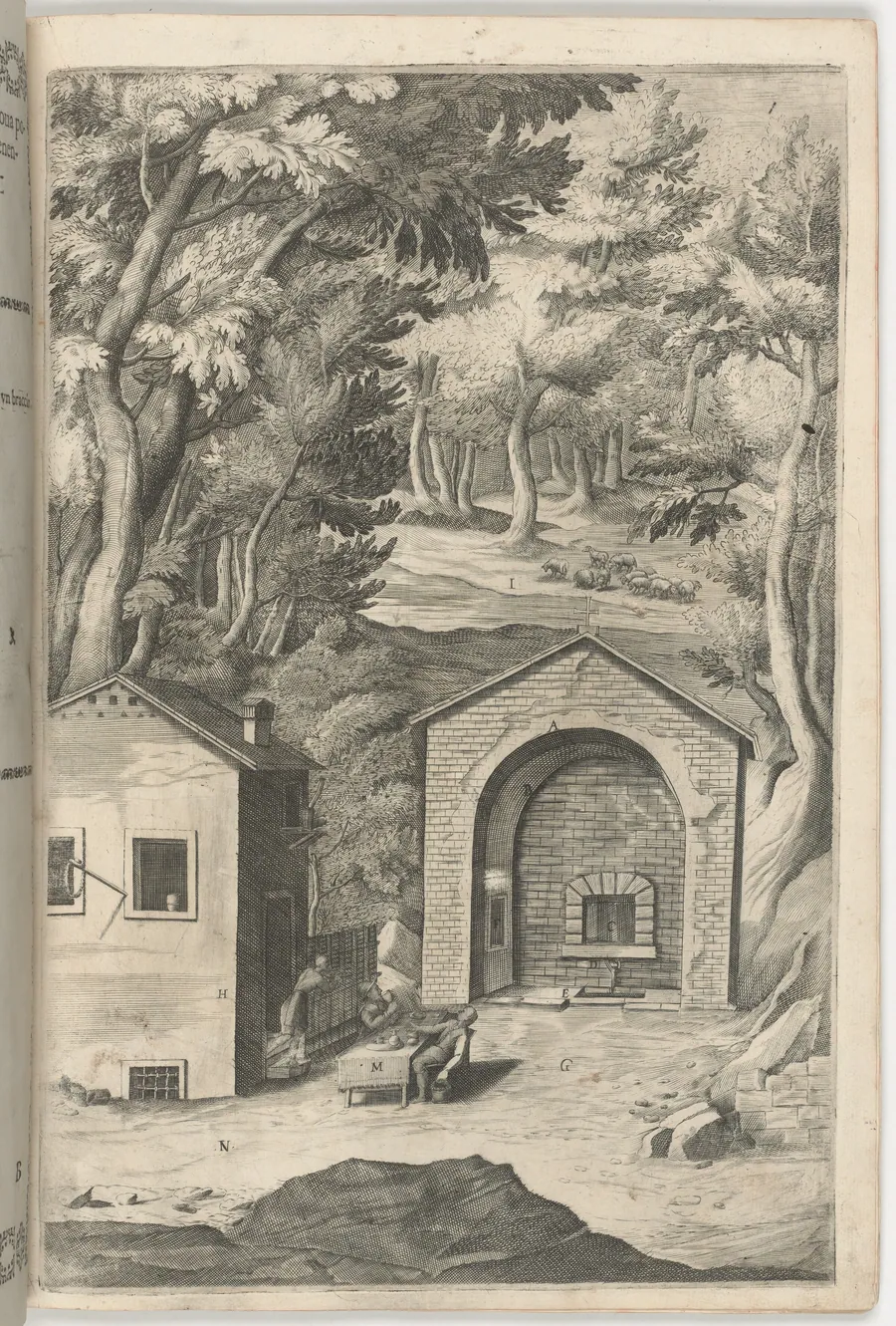 Spring of Saint Francis (Fonte di San Francesco) [plate B] by Jacopo Ligozzi