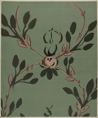 Free Hand Decorated Wall