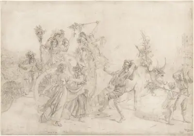 Pilgrims Returning from the Feast Day of the Madonna dell'Arco