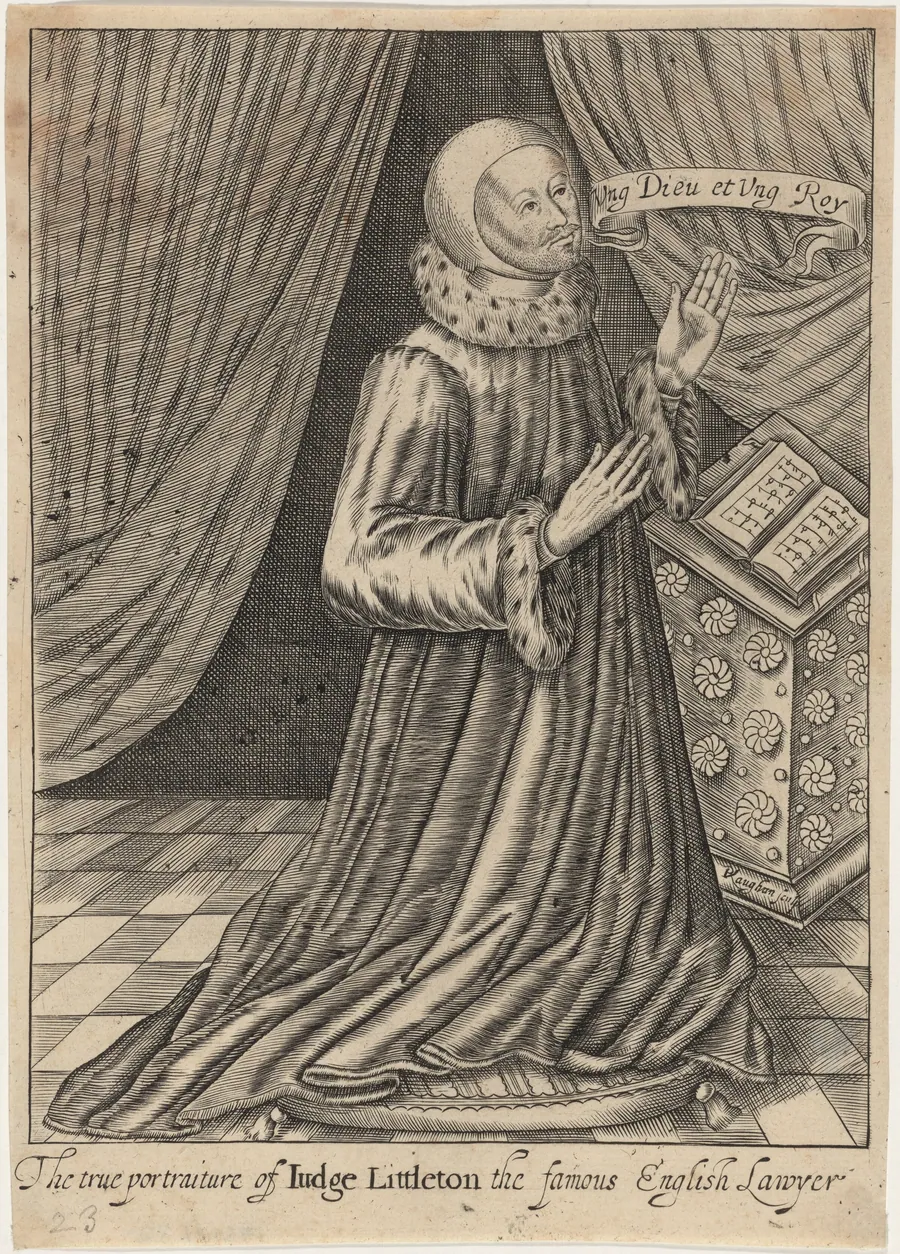 Sir Thomas Lyttleton, Lawyer by Robert Vaughan