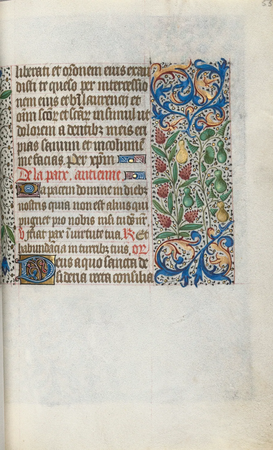 Book of Hours (Use of Rouen): fol. 55r by Master of the Geneva Latini