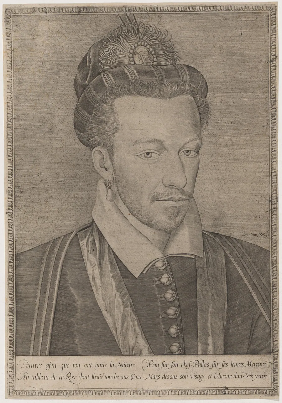 Henry III of France by Hieronymus Wierix