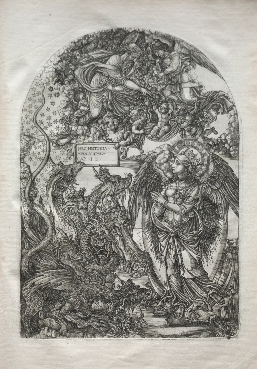 The Apocalypse: Saint Michael and the Dragon by Jean Duvet