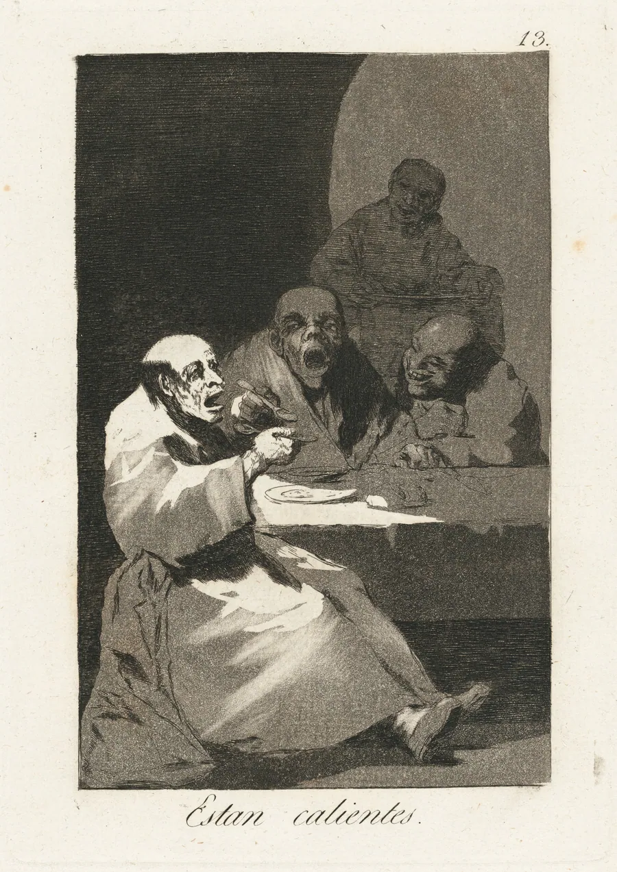 Estan Calientes (They Are Hot) by Francisco Goya