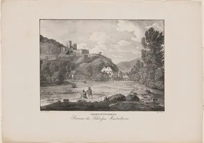 Nieder-Oesterreich, Ruinen des Schlosses Hinterhaus (Lower Austria, Ruins of Hinterhaus Castle)