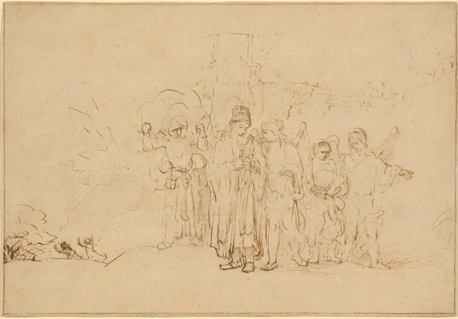 Lot and His Family Leaving Sodom by Aert de Gelder