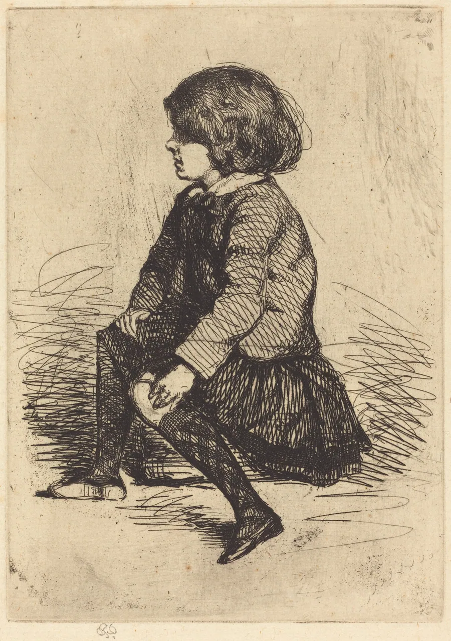 Seymour, Seated by James McNeill Whistler