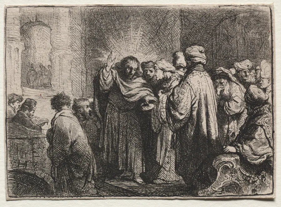 The Tribute Money by Rembrandt van Rijn