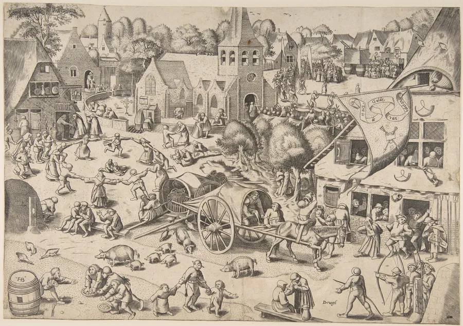 The Kermis at Hoboken by Pieter Bruegel the Elder