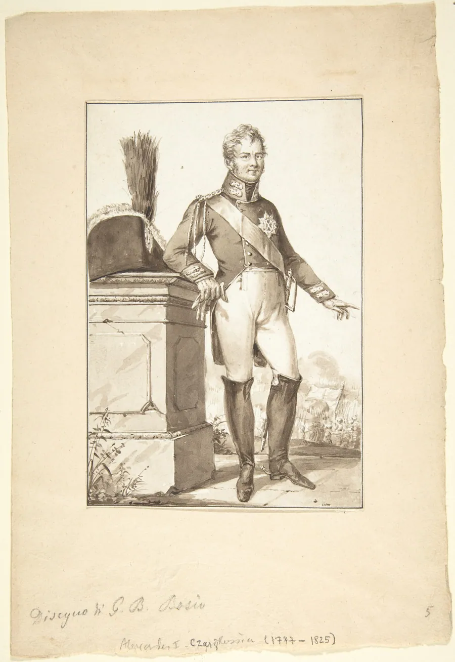 Portrait of Alexander I, Czar of Russia by Jean-Baptiste-François Bosio